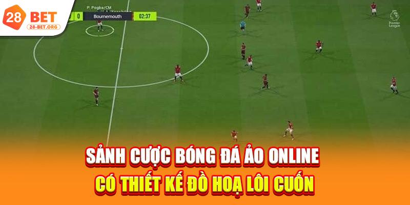Sảnh cược bóng đá ảo online có thiết kế đồ hoạ lôi cuốn